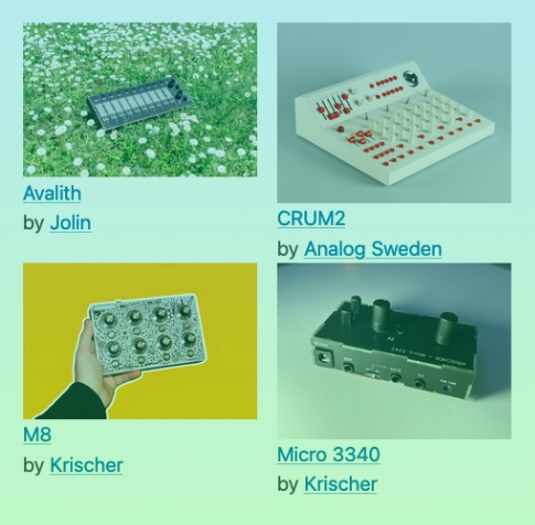 an organic directory of electronic musical instruments